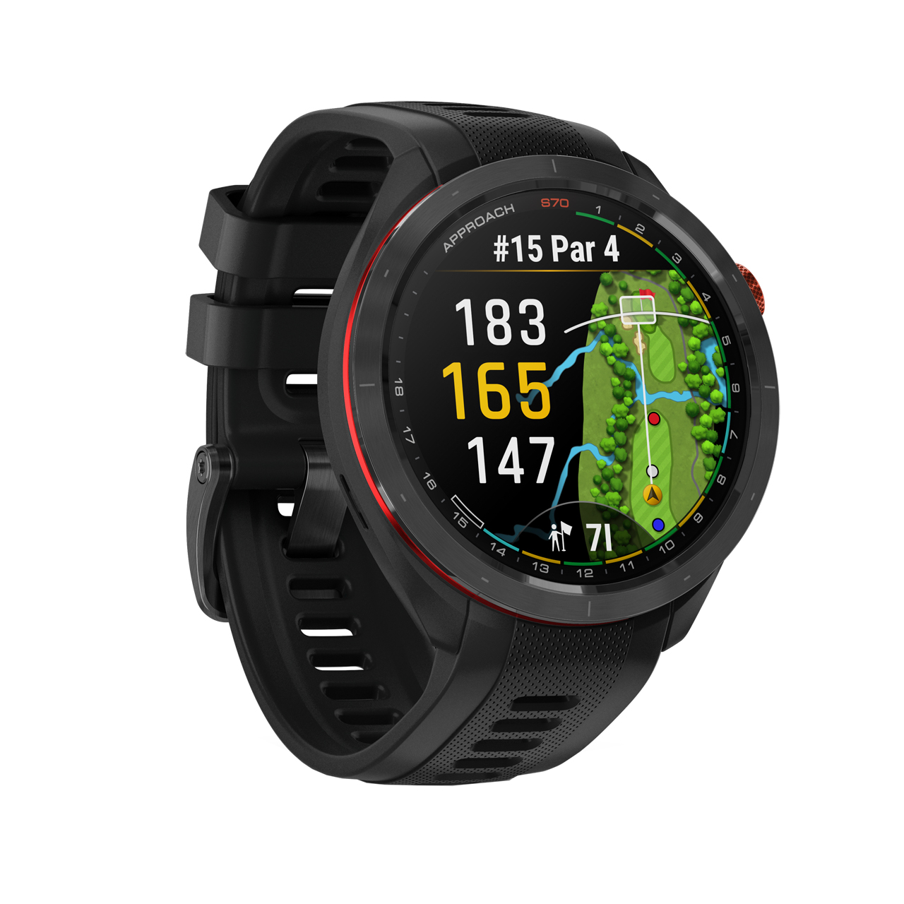 Approach S70 - 47 mm, GPS Smartwatch - black