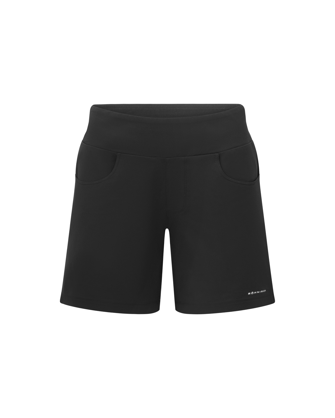 Twill Stretch Pull on, Shorts, Dam - black