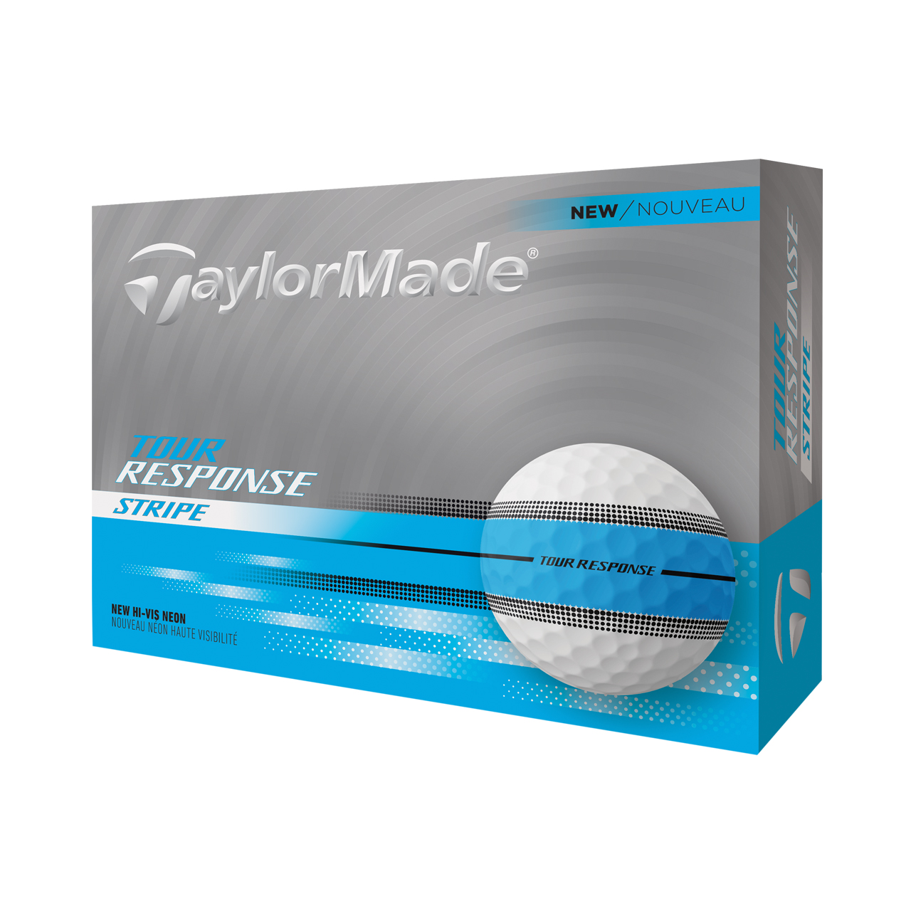 Tour Response Neon Stripe, Bollar 3-pack - neon_blue