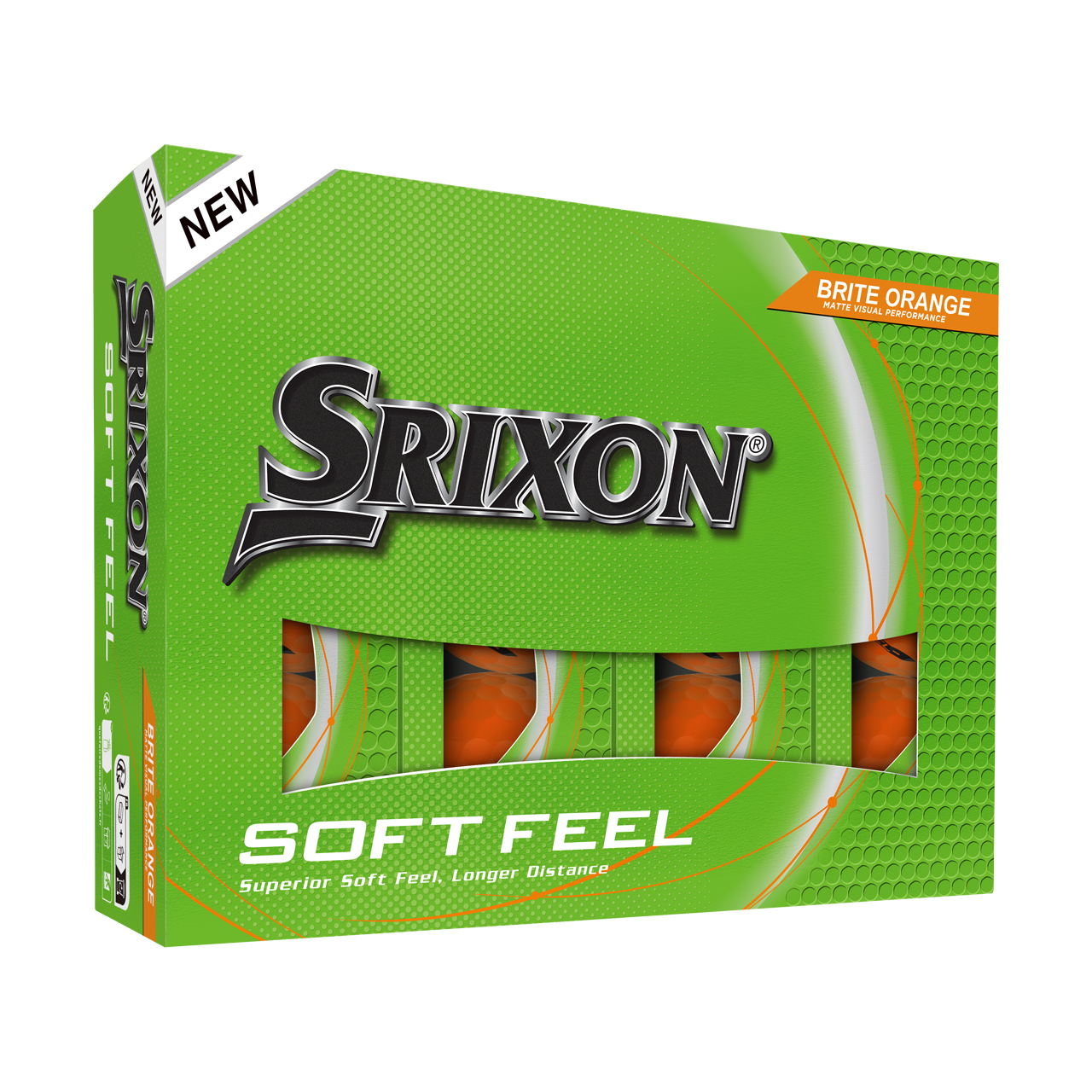 Soft Feel, Bollar 3-pack - orange