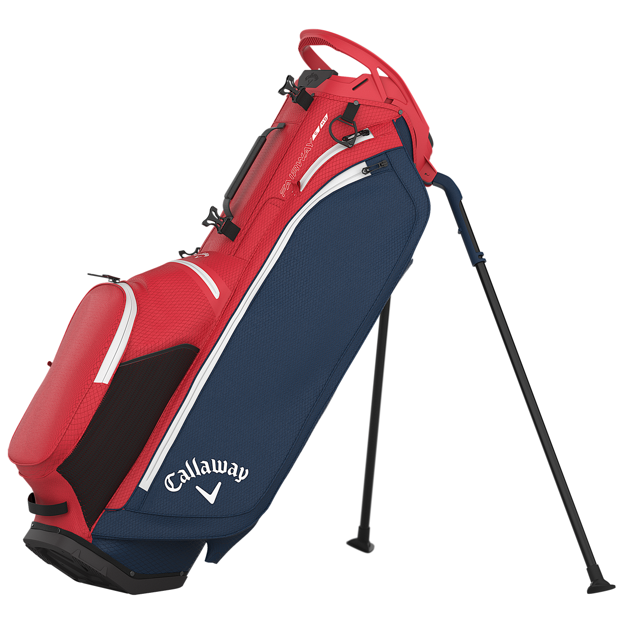 Fairway C HD, Standbag - red_white_navy