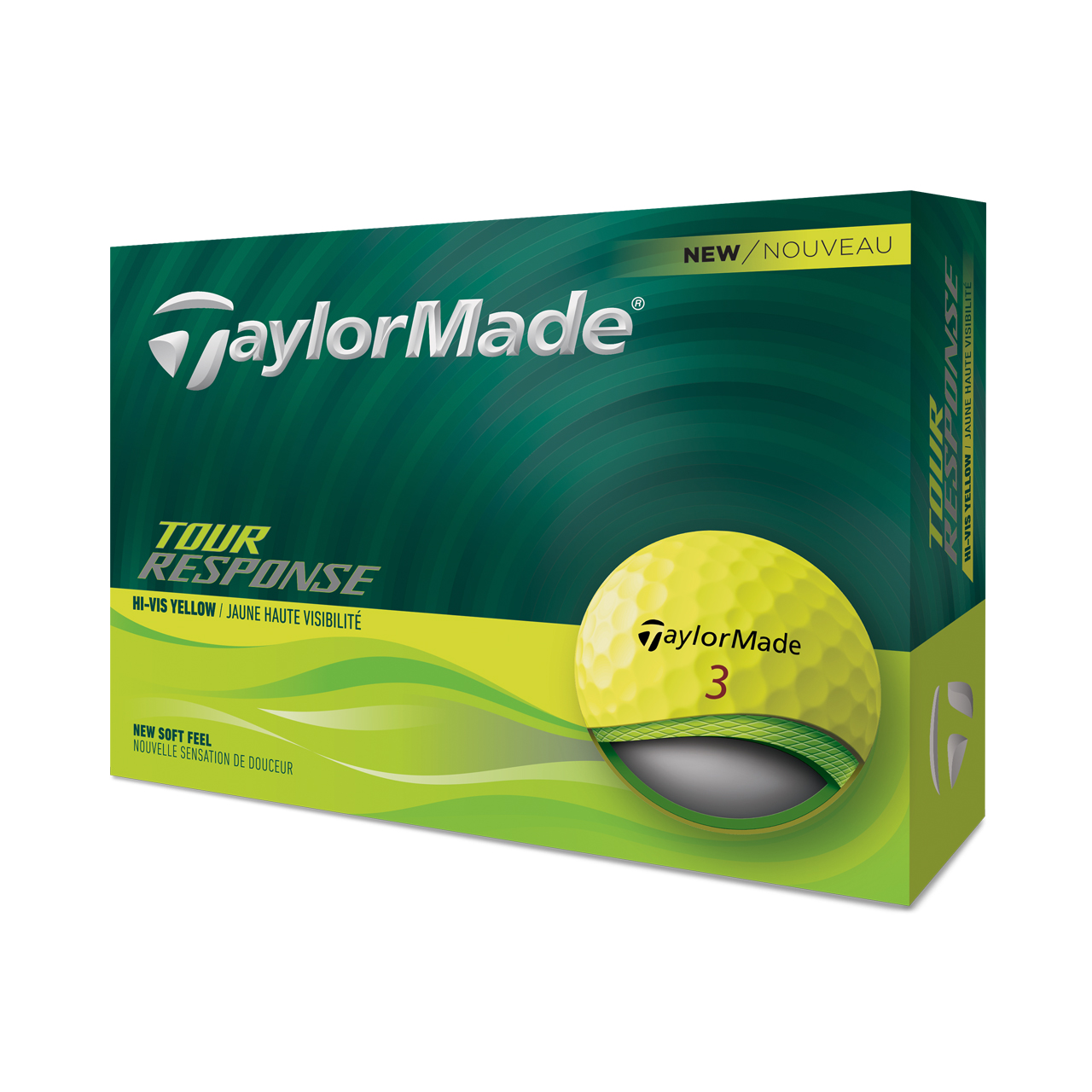 Tour Response, Bollar 3-pack - yellow