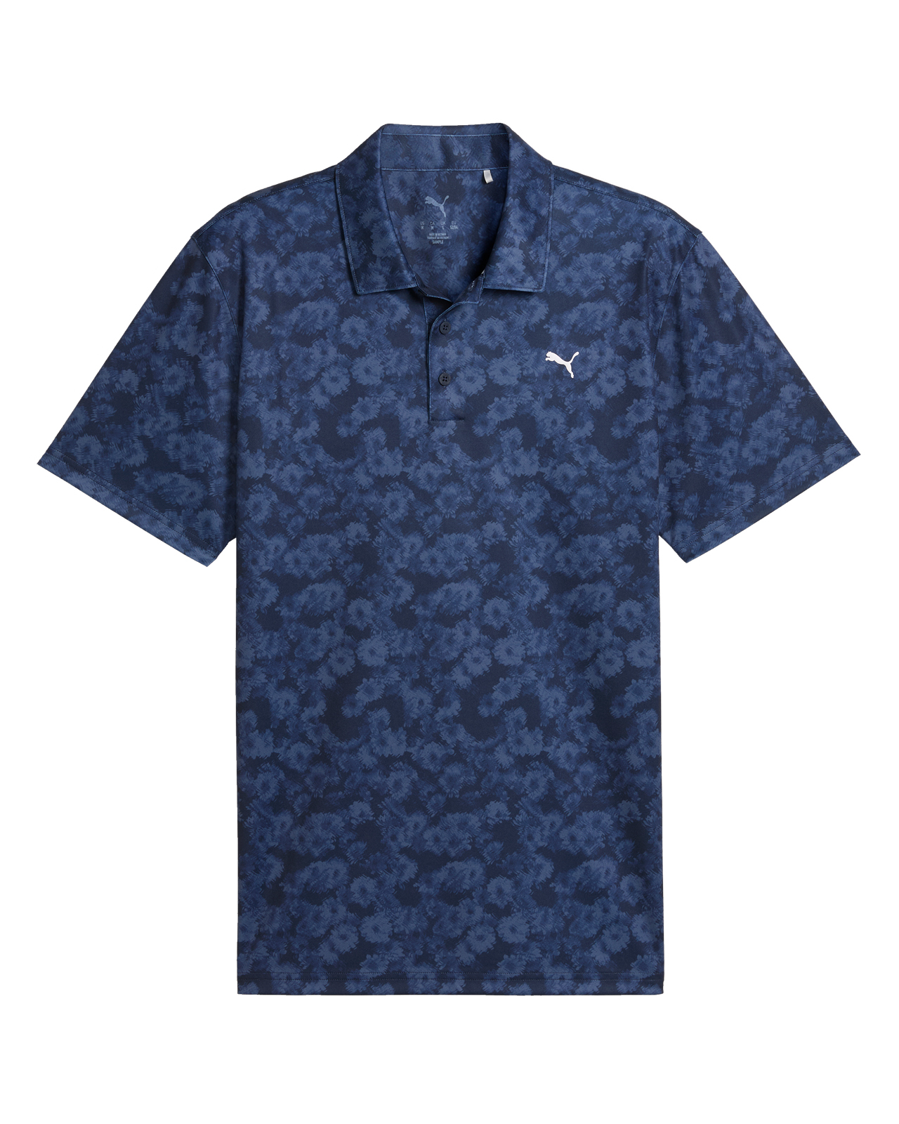 Pure 2.0 Floral, Piké, Herr - black