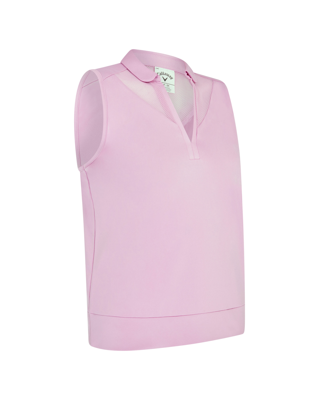 Waist Length Mesh Detail, Piké, Dam - orchid