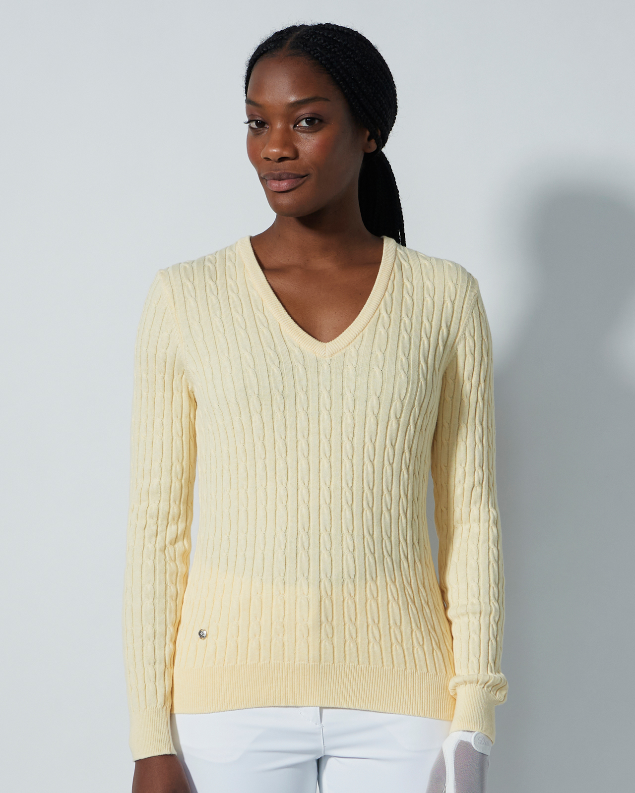 Madelene, Tröja, Dam - light_yellow