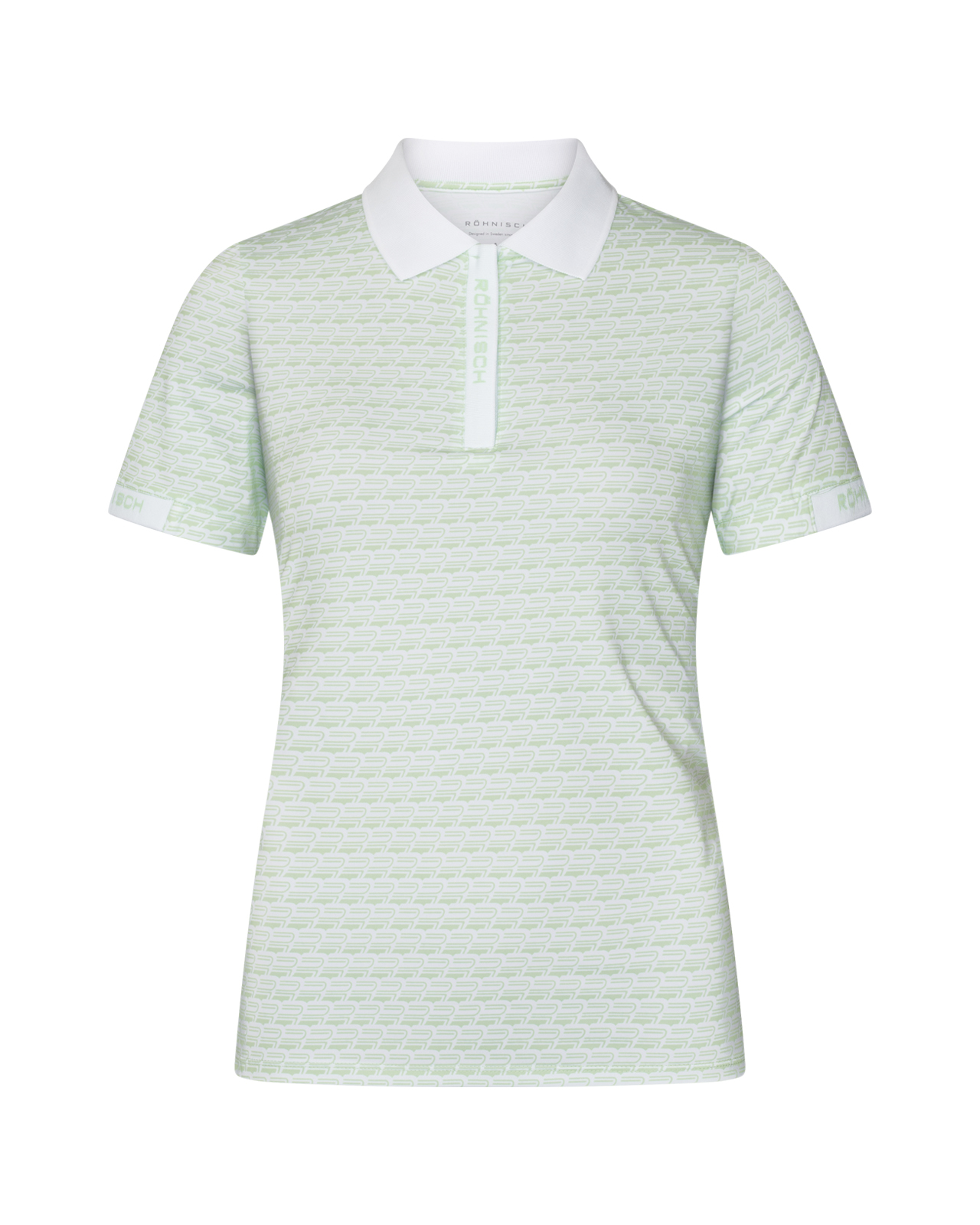 Abby, Piké, Dam - monogram_green_ash