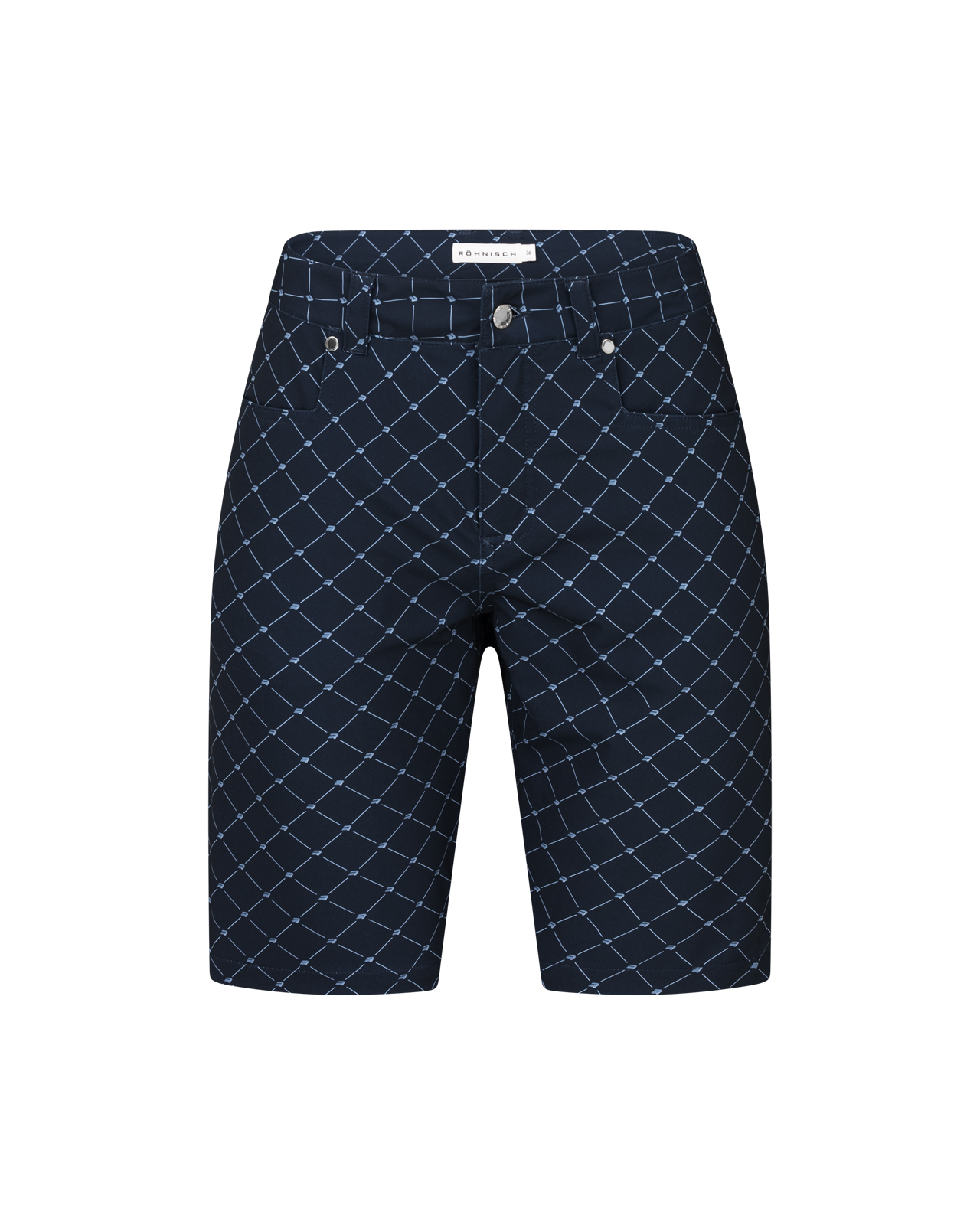 Chie, Shorts, Dam - micro_r_check_navy