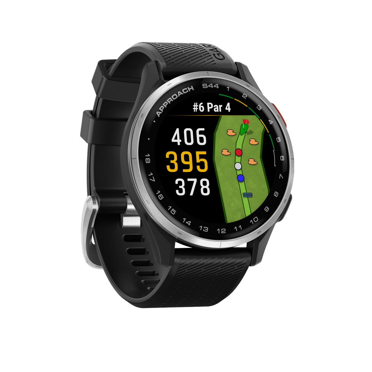 Approach S44, GPS Smartwatch - black