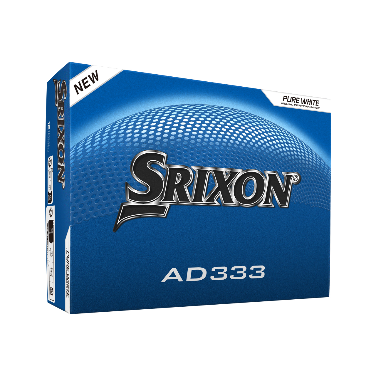 AD333, Bollar 3-pack - white