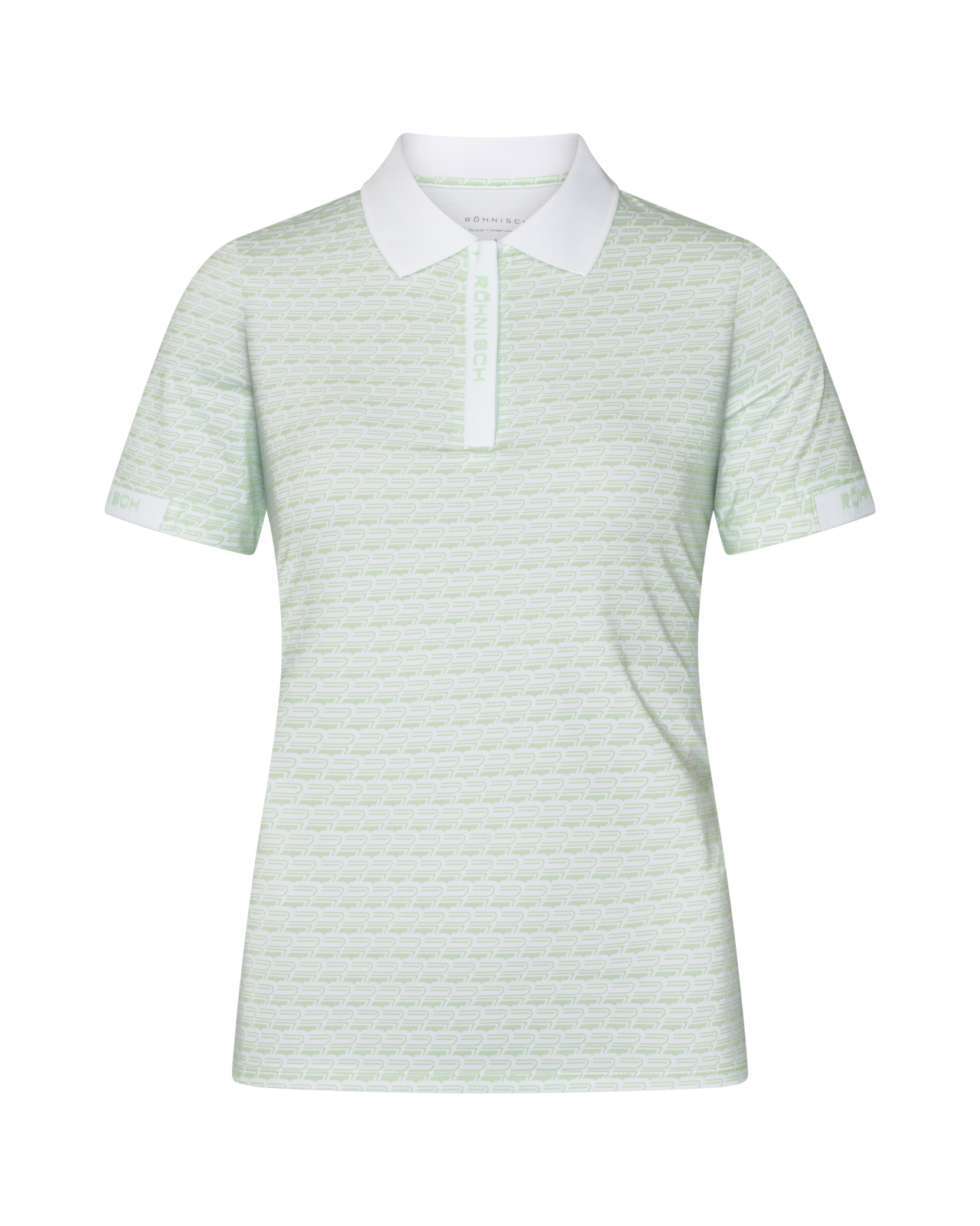 Abby, Piké, Dam - monogram_green_ash