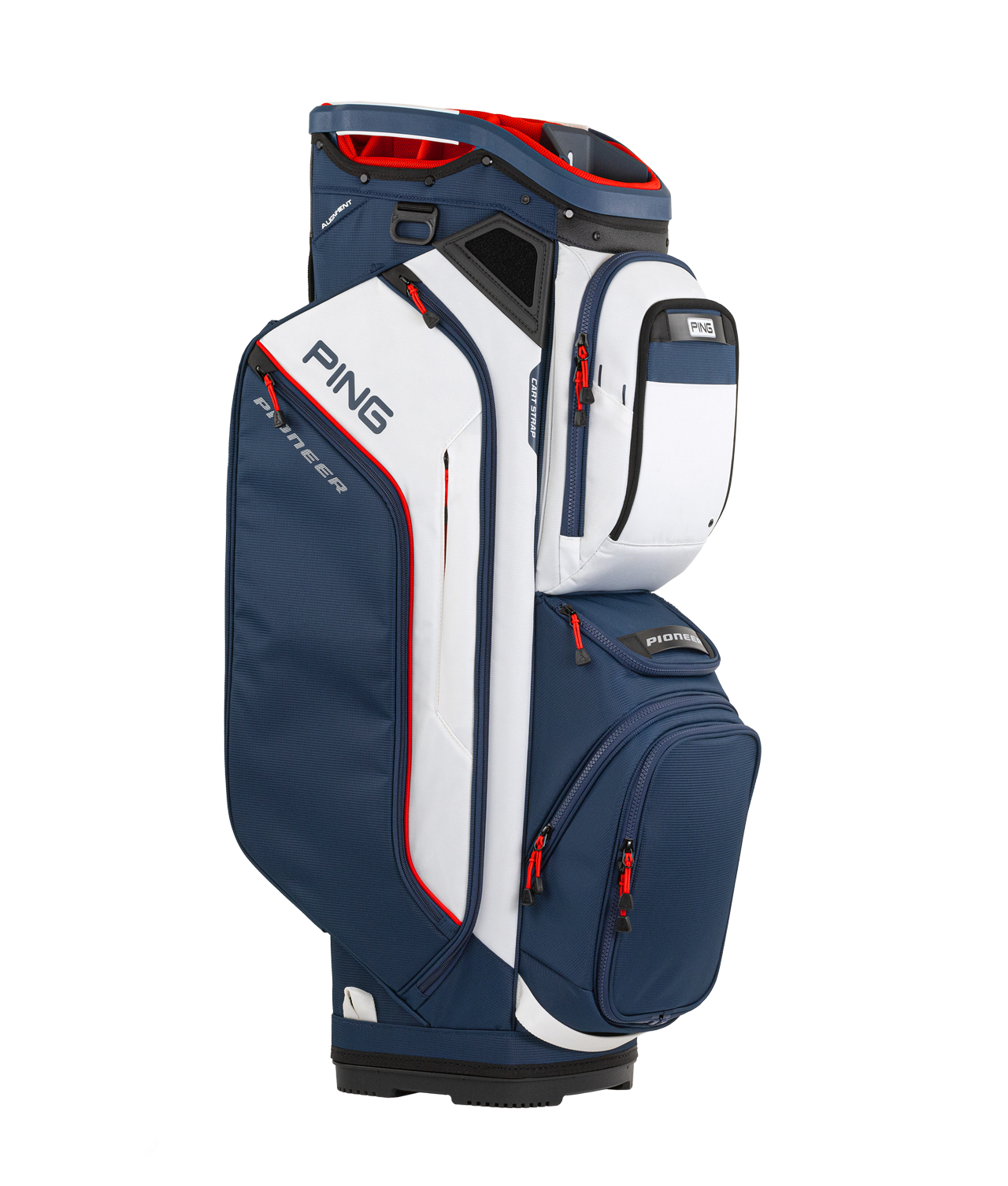 Pioneer, Cartbag - navy_white_red