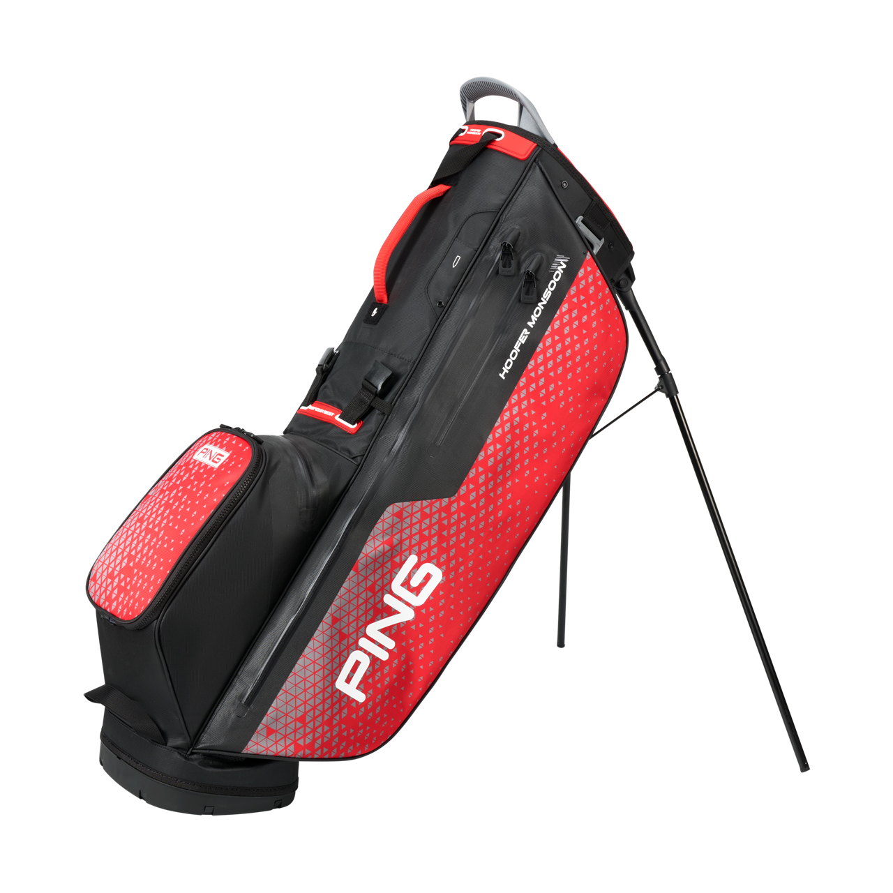 Hoofer Monsoon, Standbag - black_red