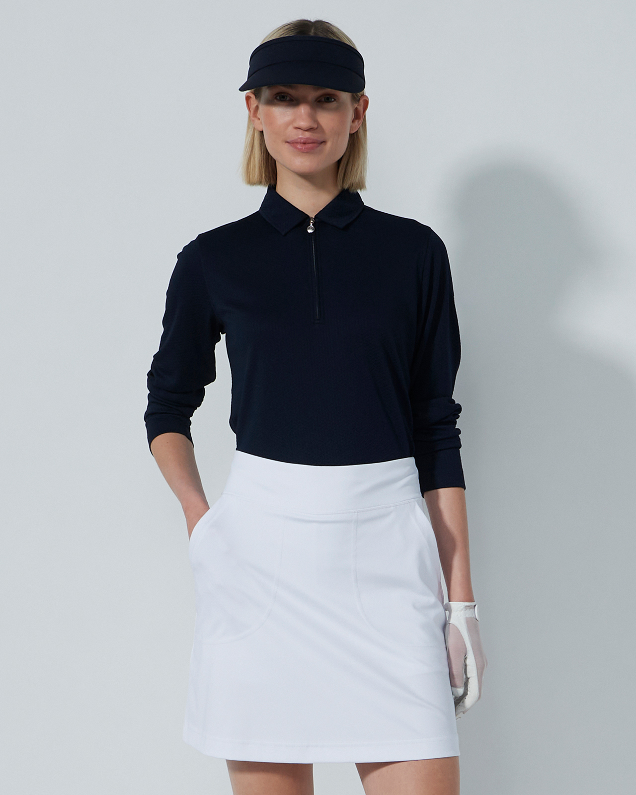 Genua, Skort, Dam - white