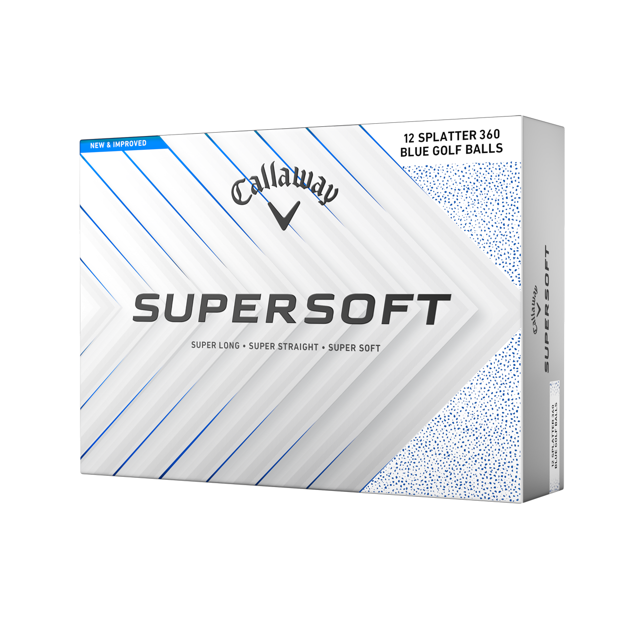 Supersoft Splatter, Bollar, 3-pack - blue