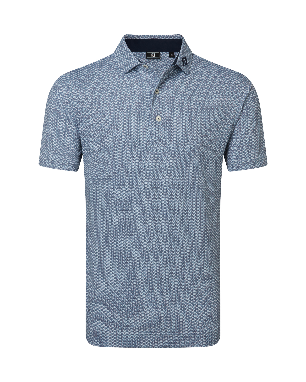 Scallop Geo, Piké, Herr - navy