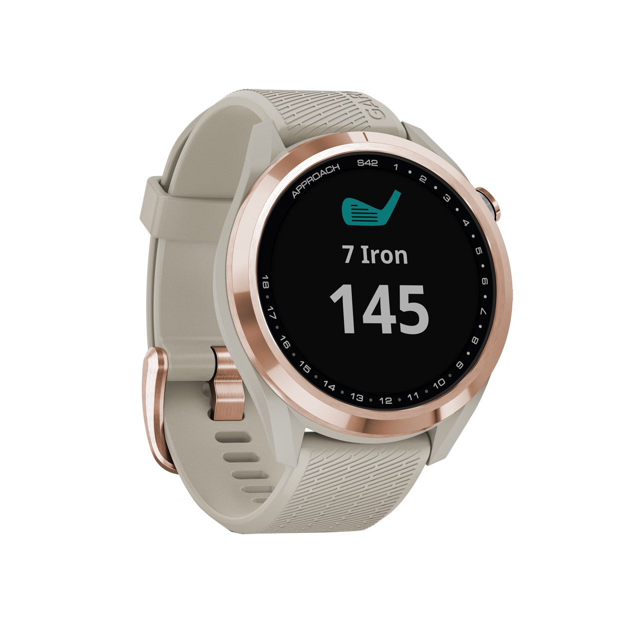 Approach S42, GPS Smartwatch - rose_gold_light_sand
