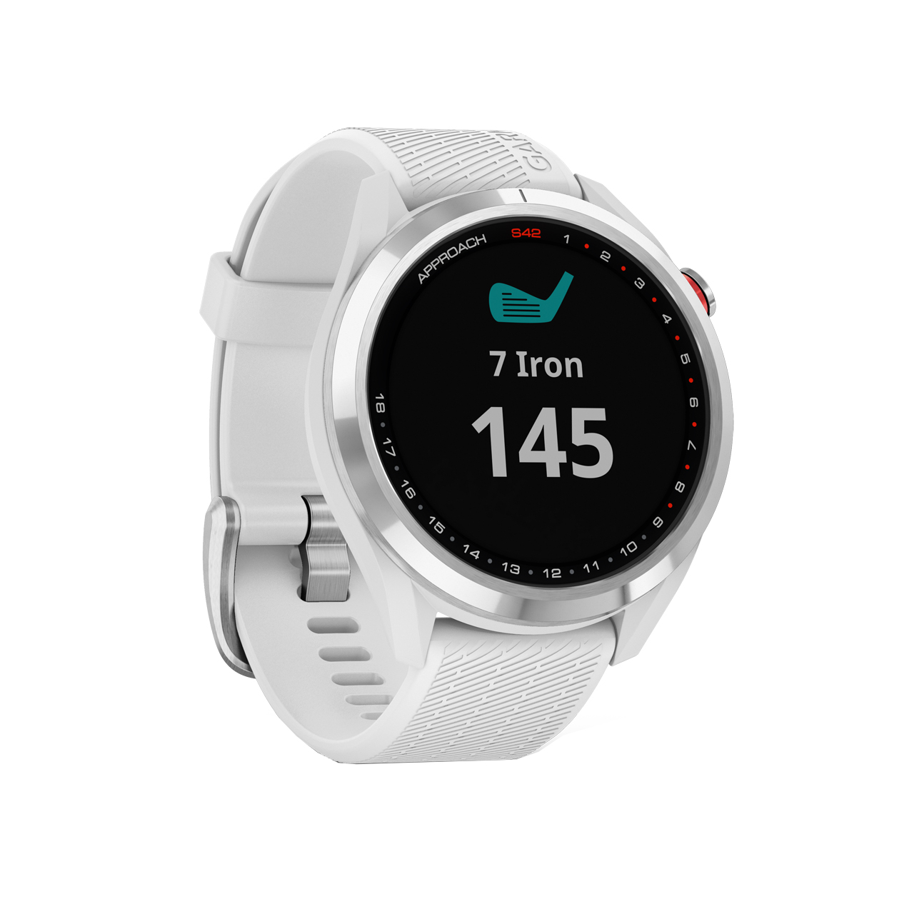 Approach S42, GPS Smartwatch - stainless_steel_white
