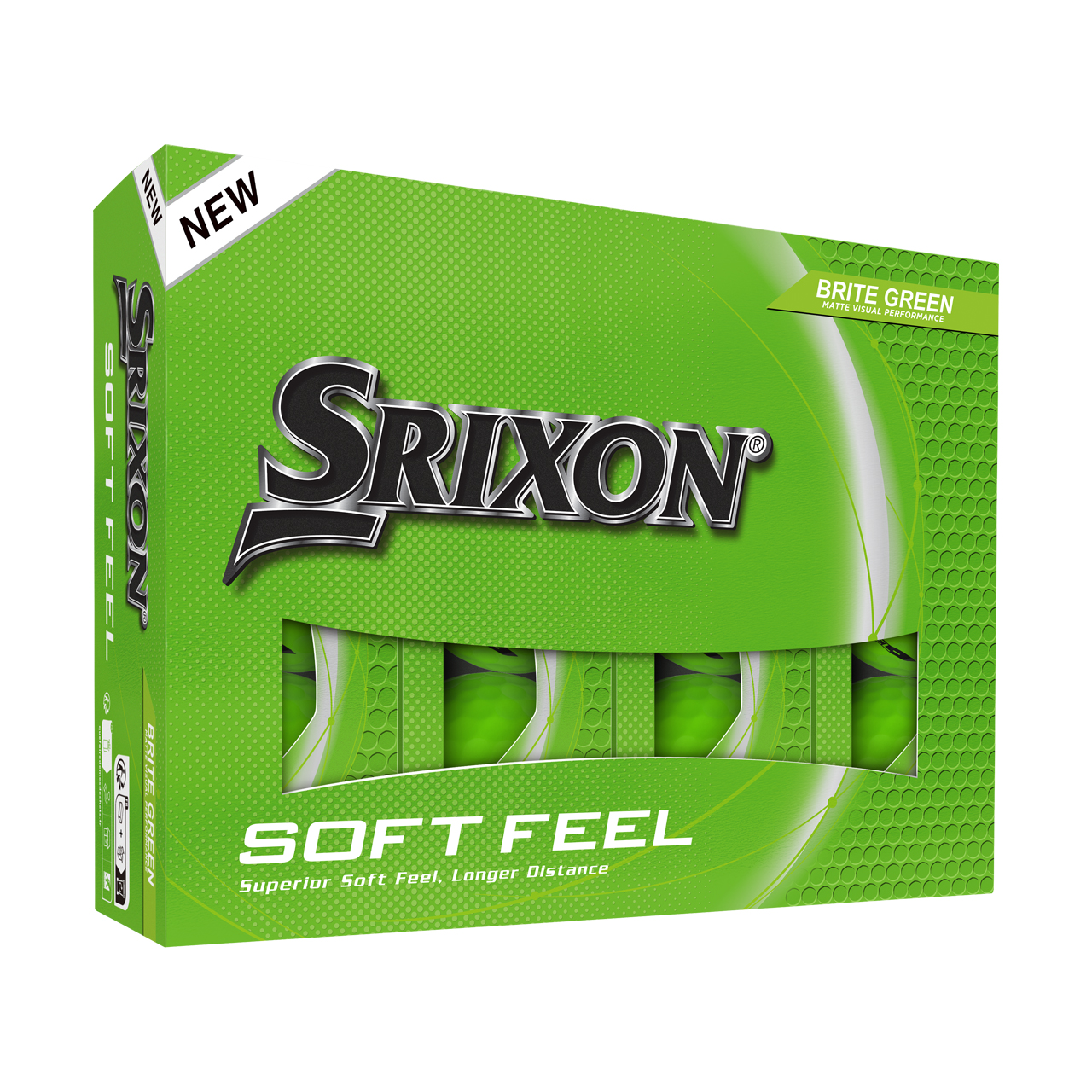 Soft Feel, Bollar 3-pack - green