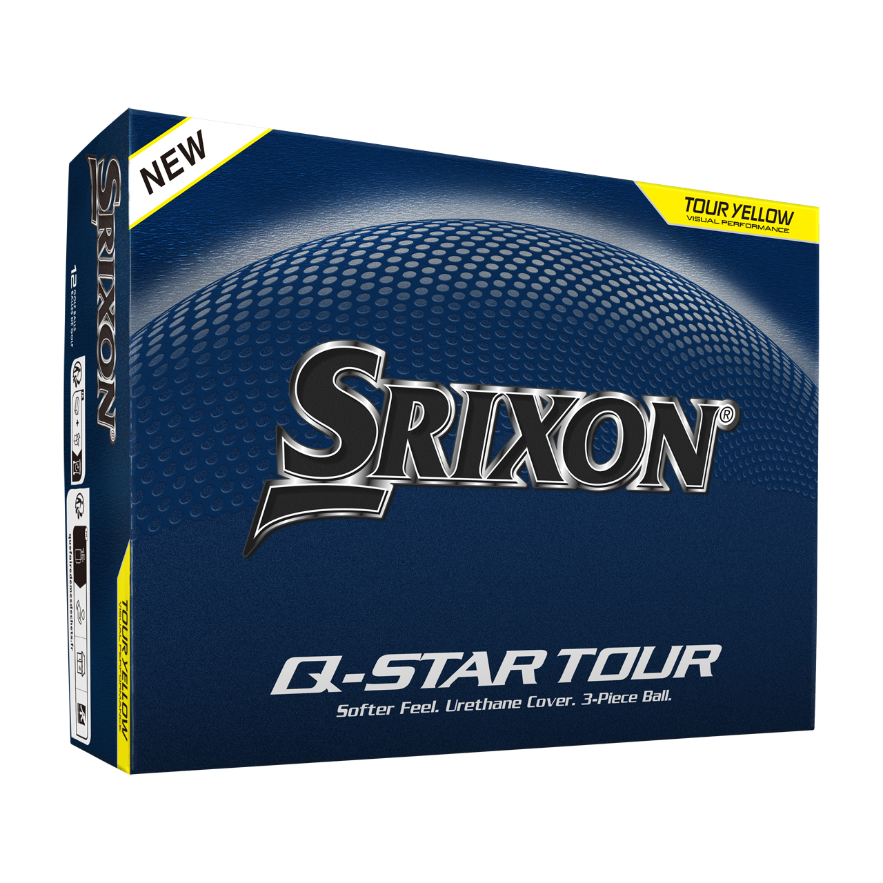 Q-Star Tour, Bollar 3-pack - yellow