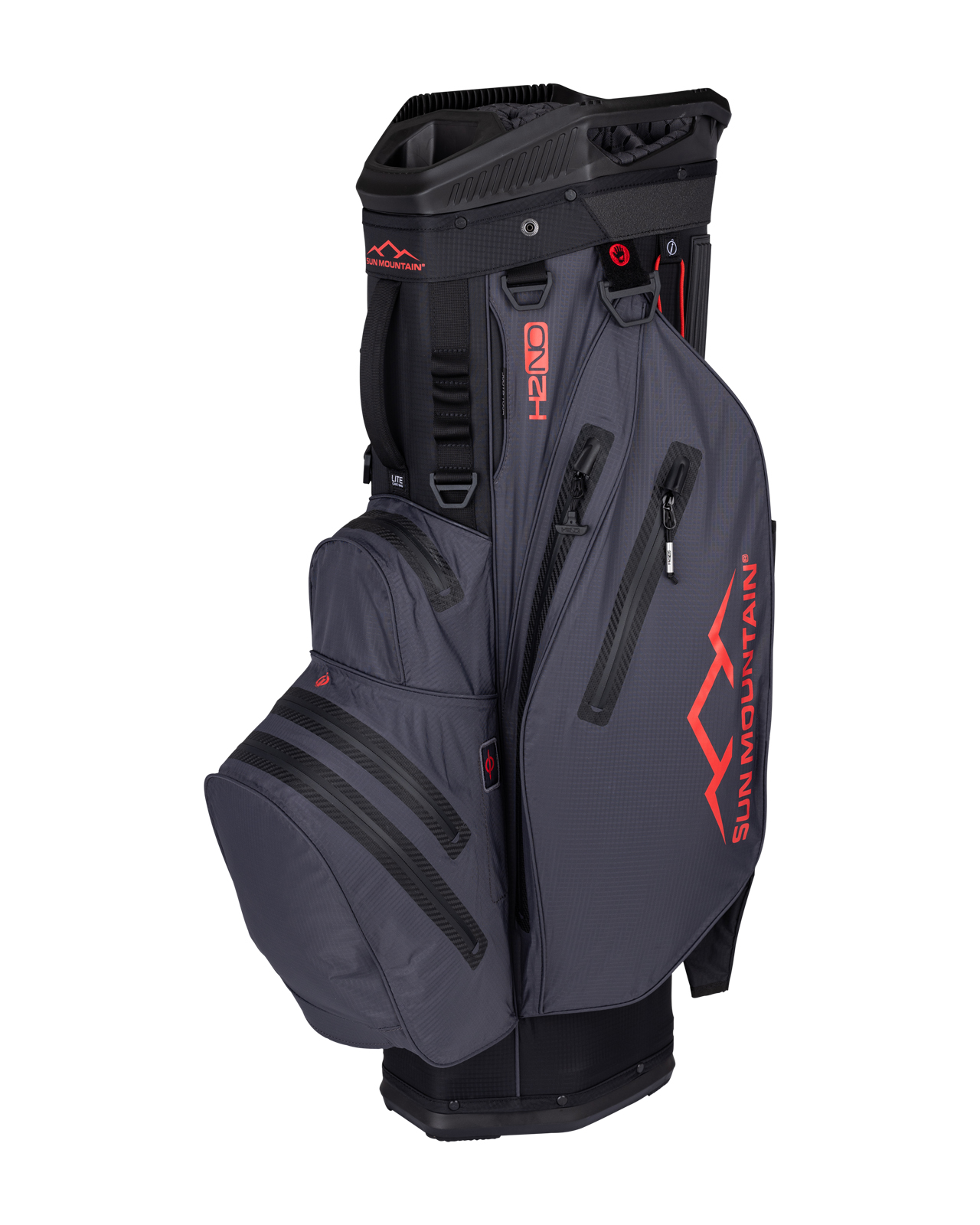 H2NO LT, Cartbag - black_steel_red