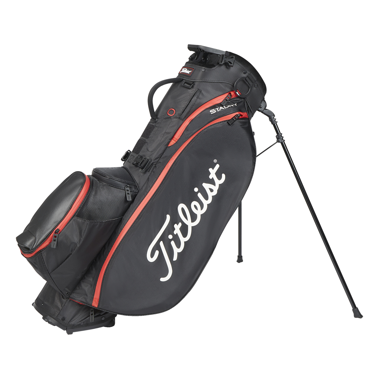 Players 5 StaDry, Standbag - bk_bk_rd