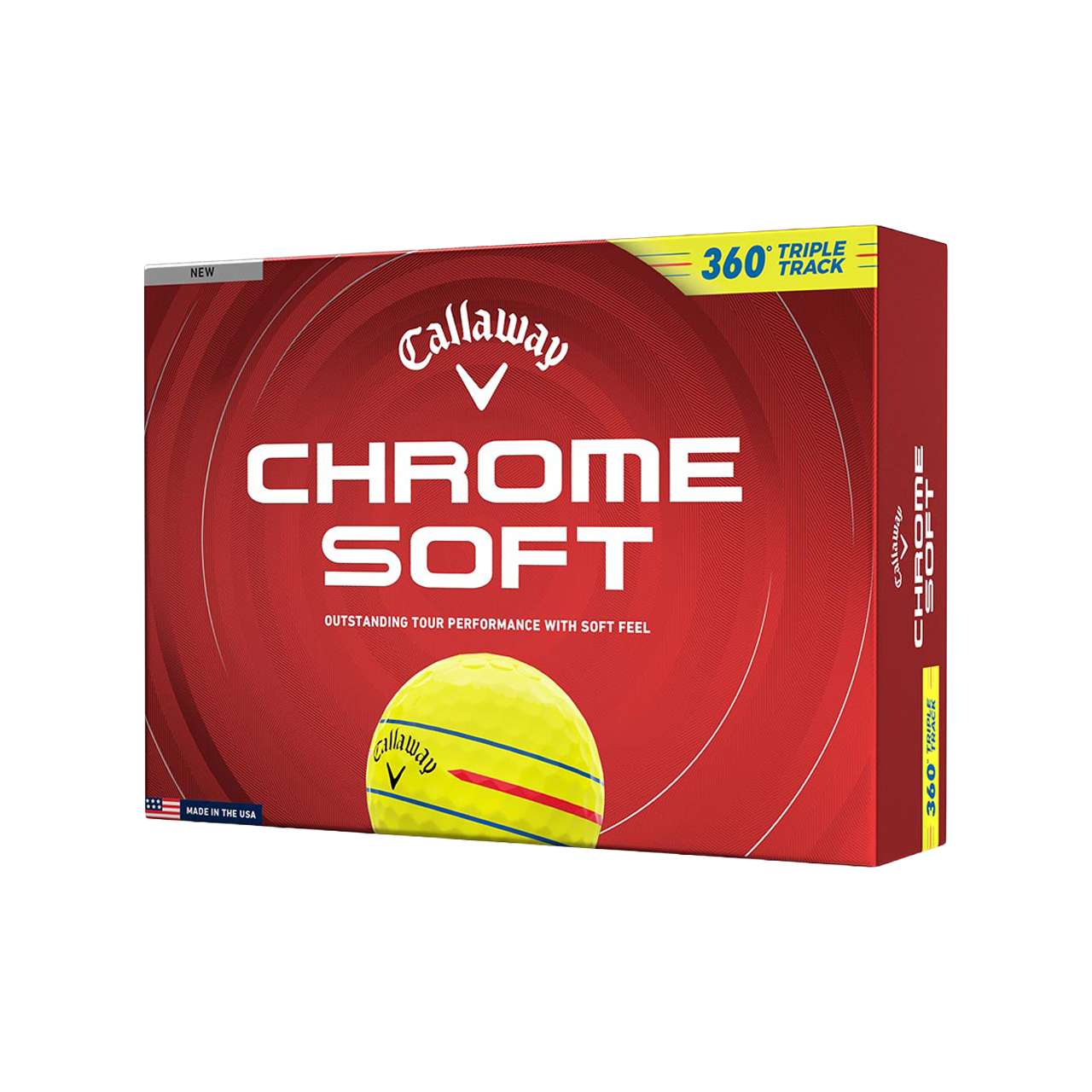 Chrome Soft, Bollar 3-pack - 360_tt_yellow