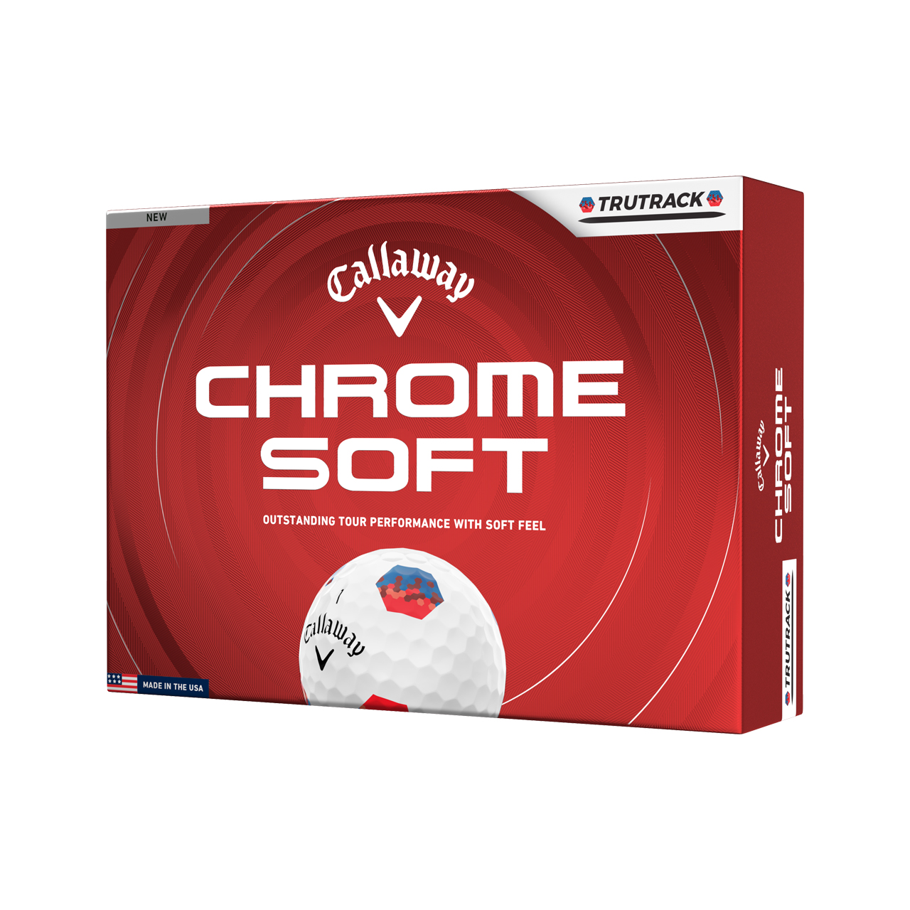 Chrome Soft, Bollar 3-pack - bl_rd_trutrk