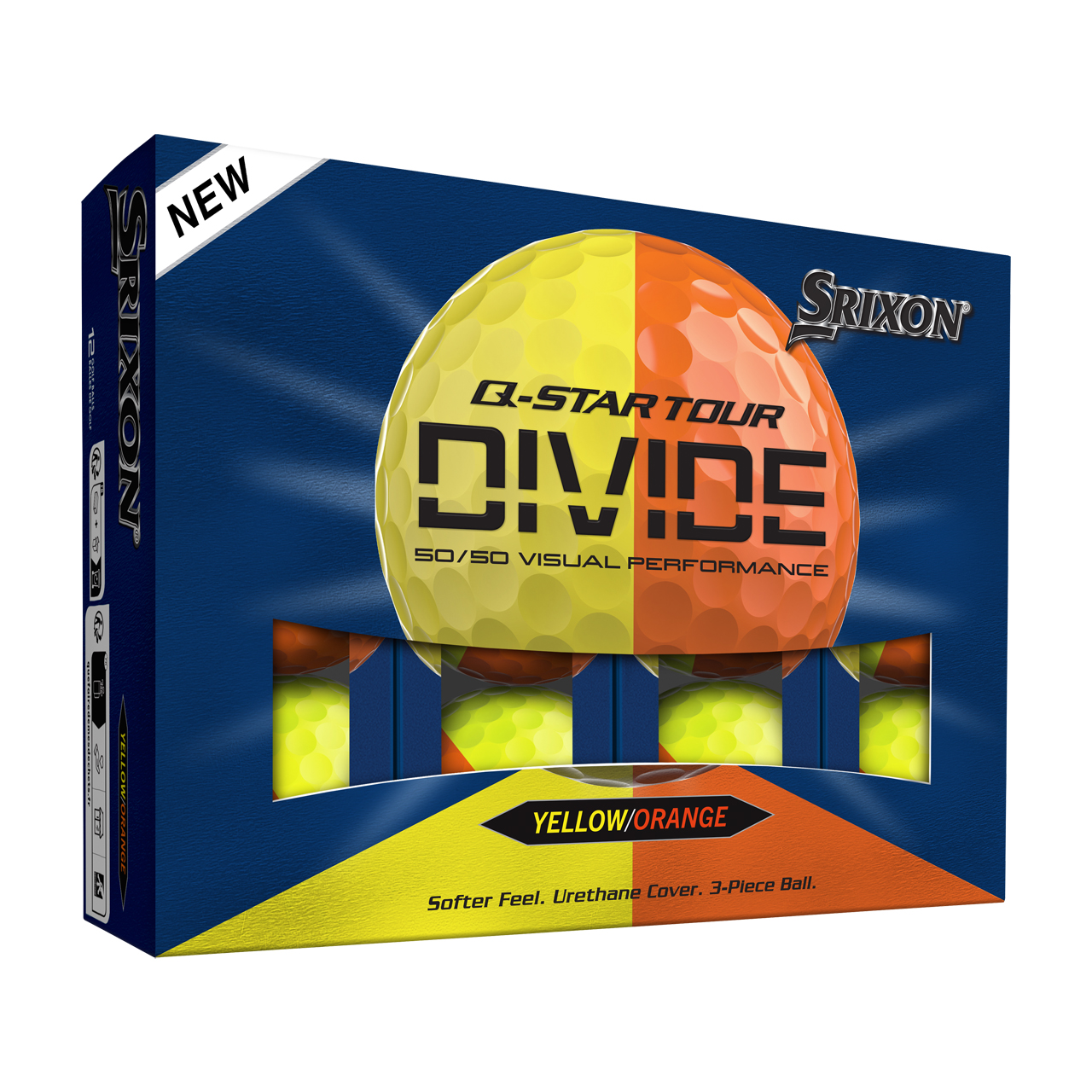 Q-Star Tour Divide, Bollar 3-pack - yellow_orange