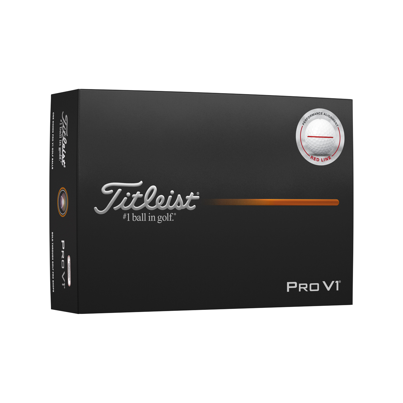 Pro V1 AIM Performance, Bollar 3-pack - red