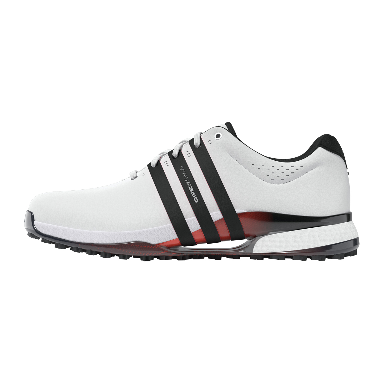Tour360 Spikeless, Herr - white_coreblack_lucidred