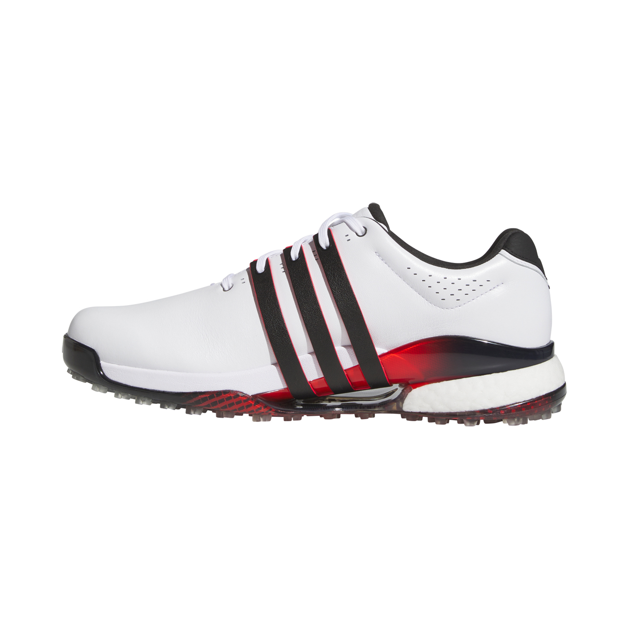 Tour360 Spikeless wide, Herr - white_coreblack_lucidred