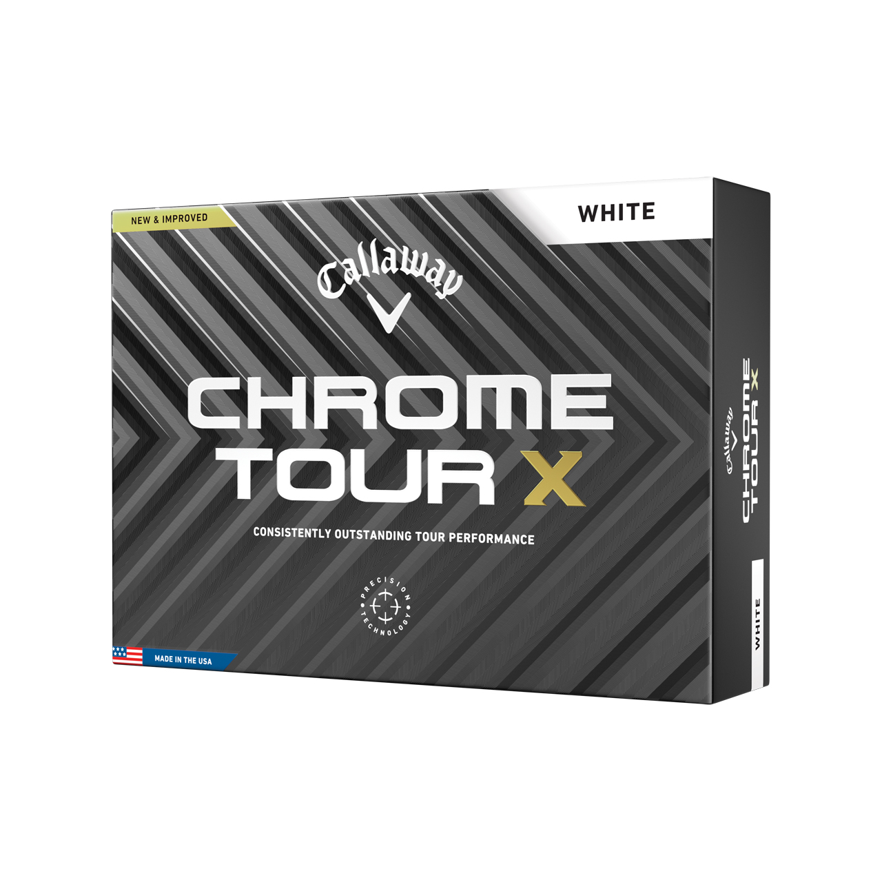 Chrome Tour X, Bollar 3-pack - white