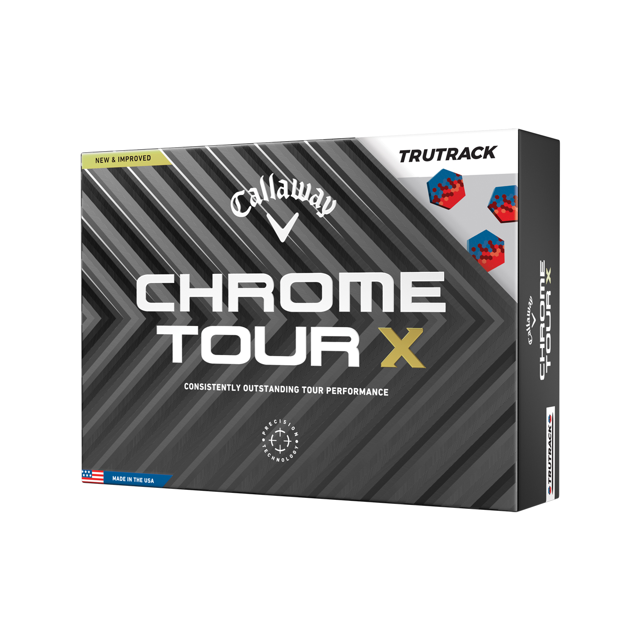 Chrome Tour X, Bollar 3-pack - blue_red_tru_track