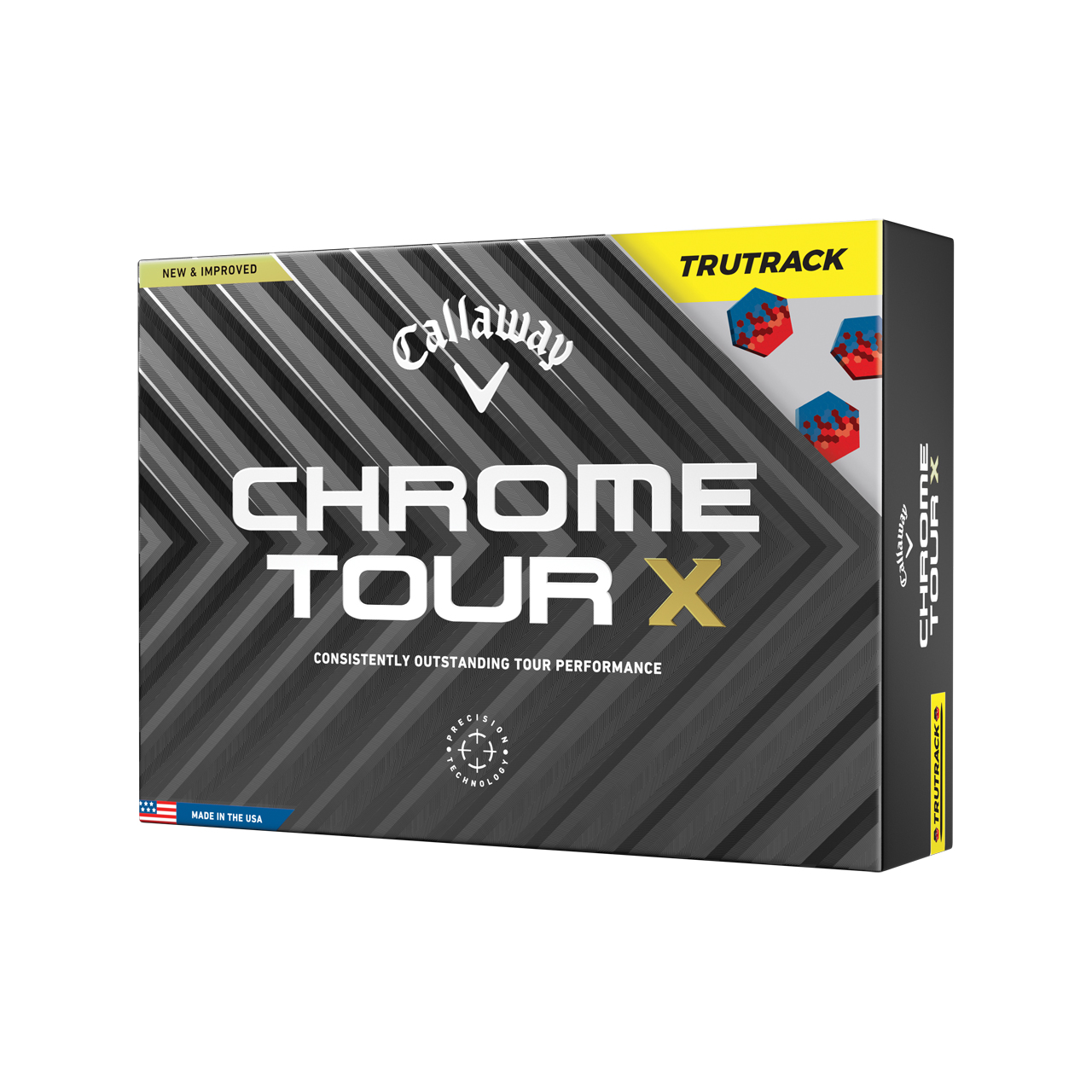 Chrome Tour X, Bollar 3-pack - yellow_tru_track
