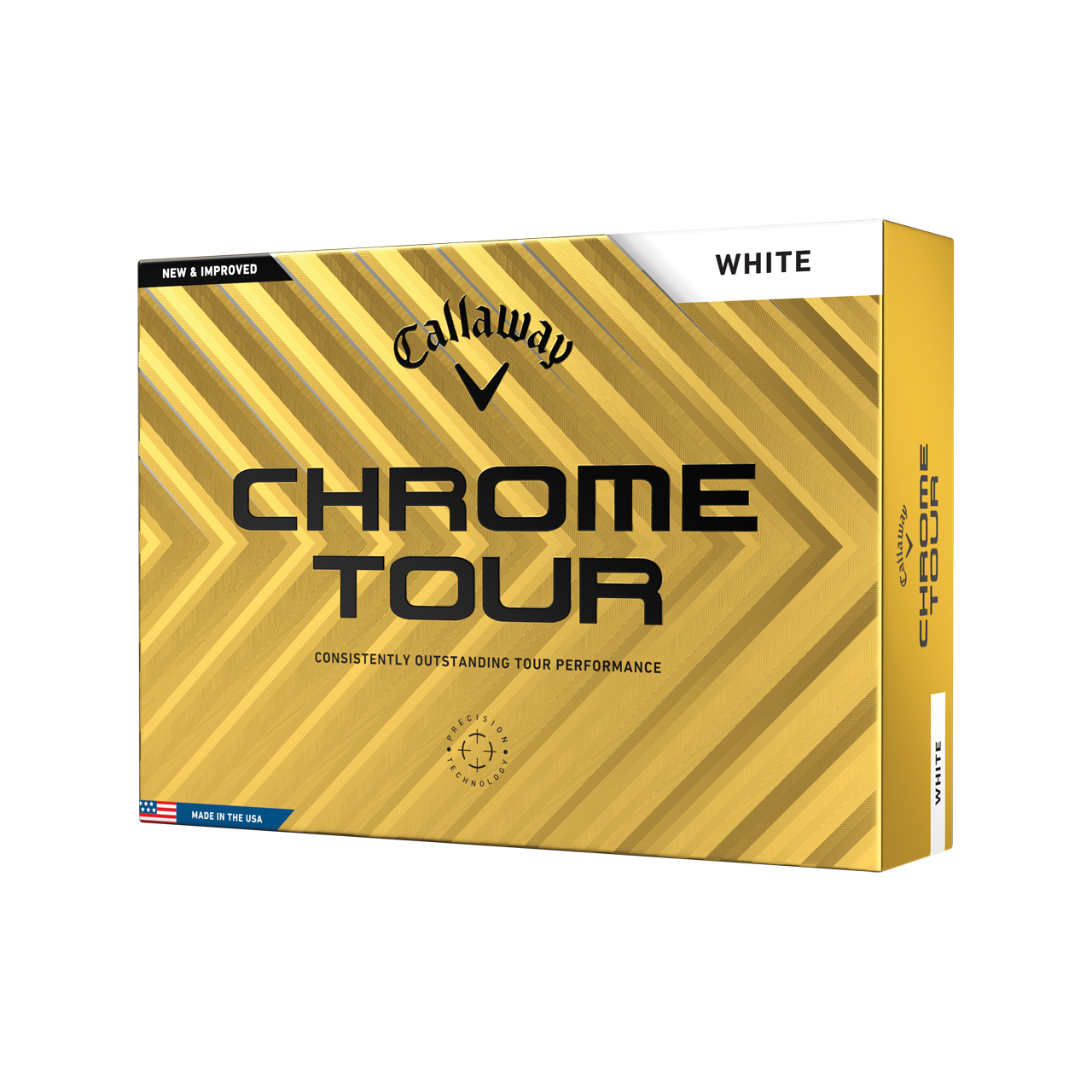 Chrome Tour, Bollar 3-pack - white
