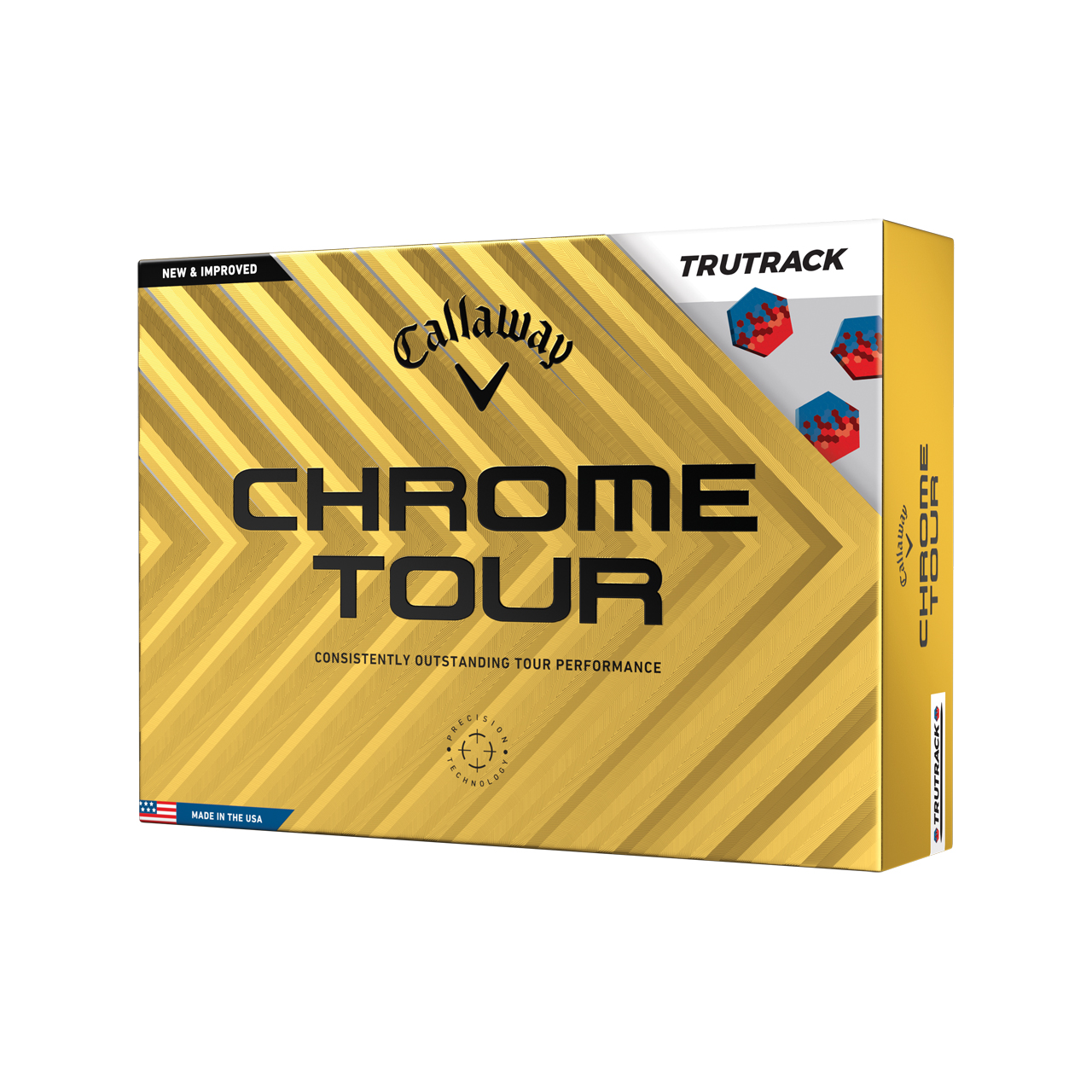 Chrome Tour, Bollar 3-pack - blue_red_tru_track