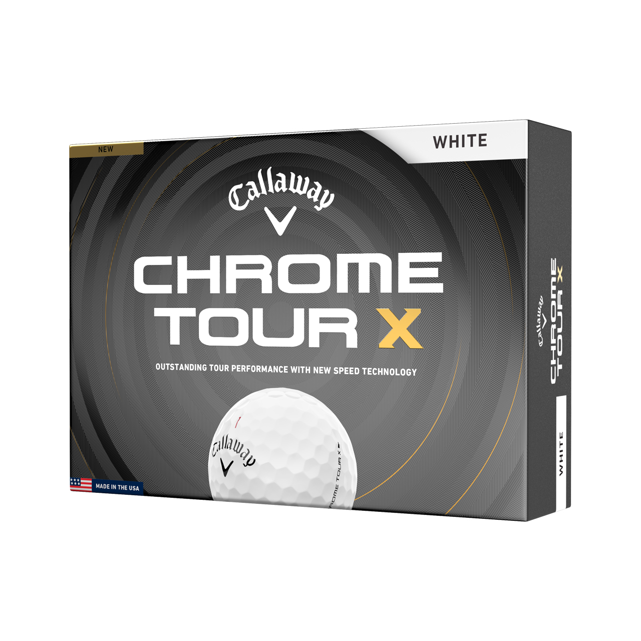 Chrome Tour X, Bollar 3-pack - white