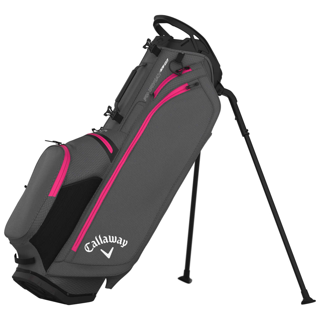 Fairway C HD, Standbag - charcoal_pink