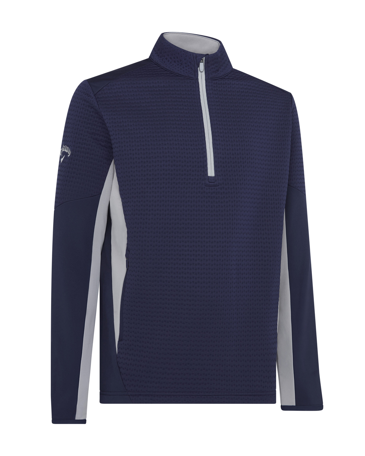Textured, Tröja, Herr - peacoat