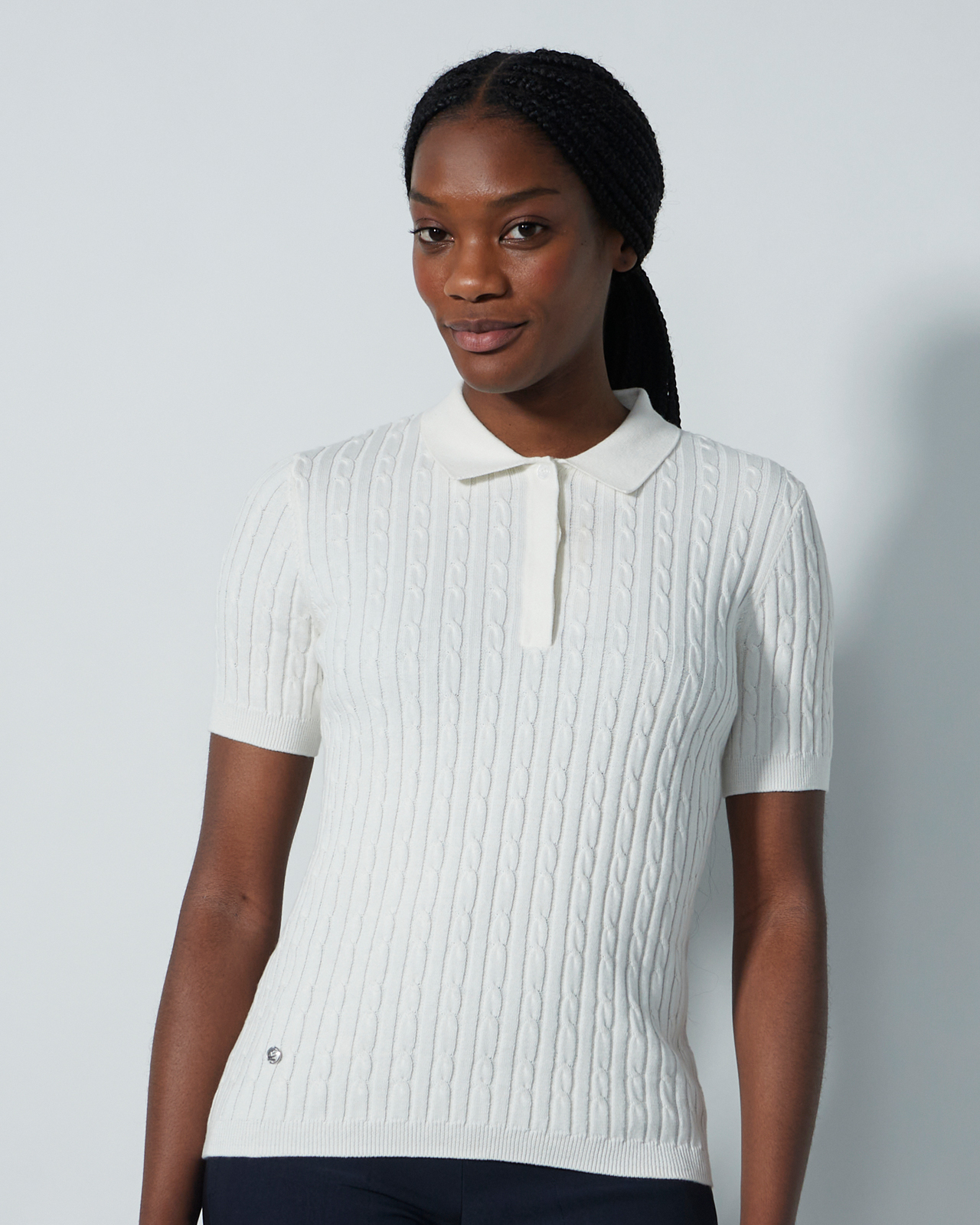 Madelene, Piké, Dam - white