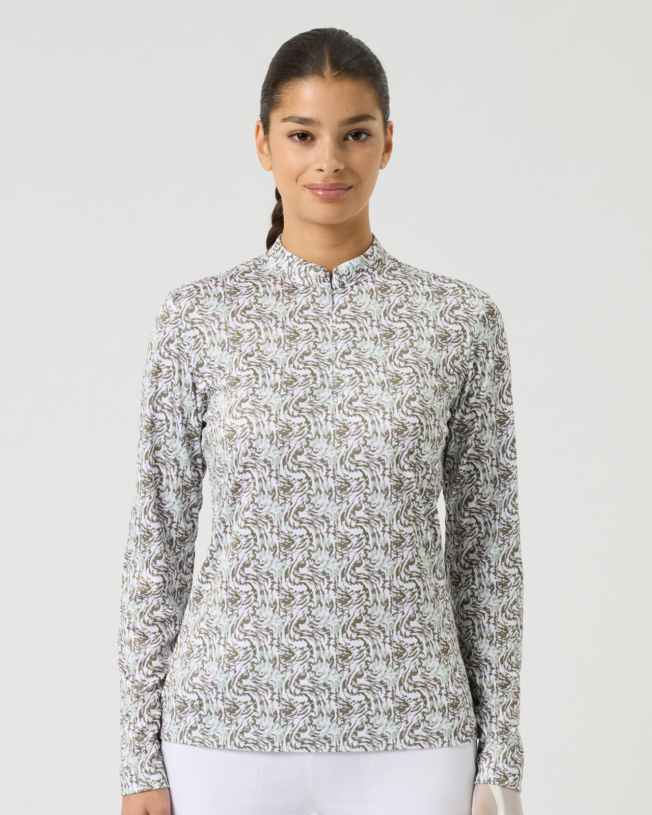 Dull Printed, Tröja, Dam - abstract_swirl