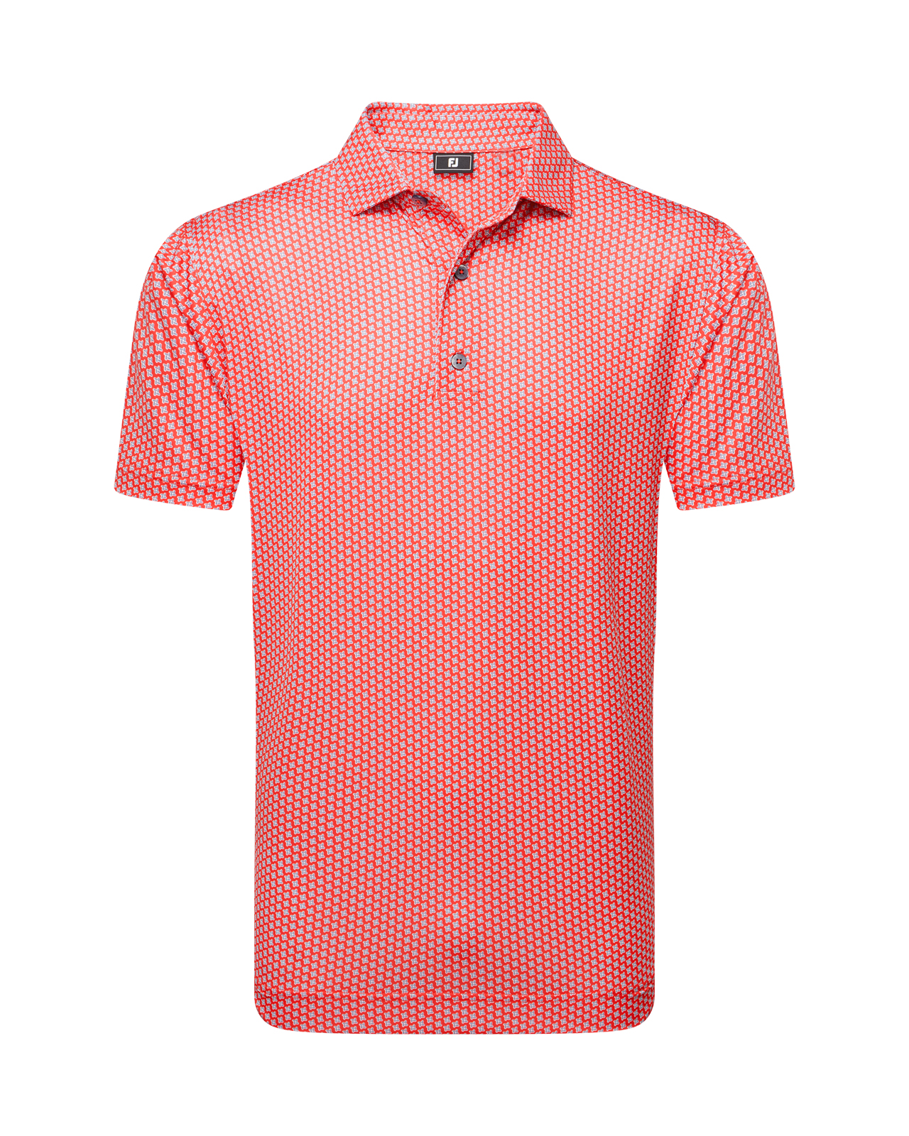 Houndstooth Geo, Piké, Herr - hibiscus