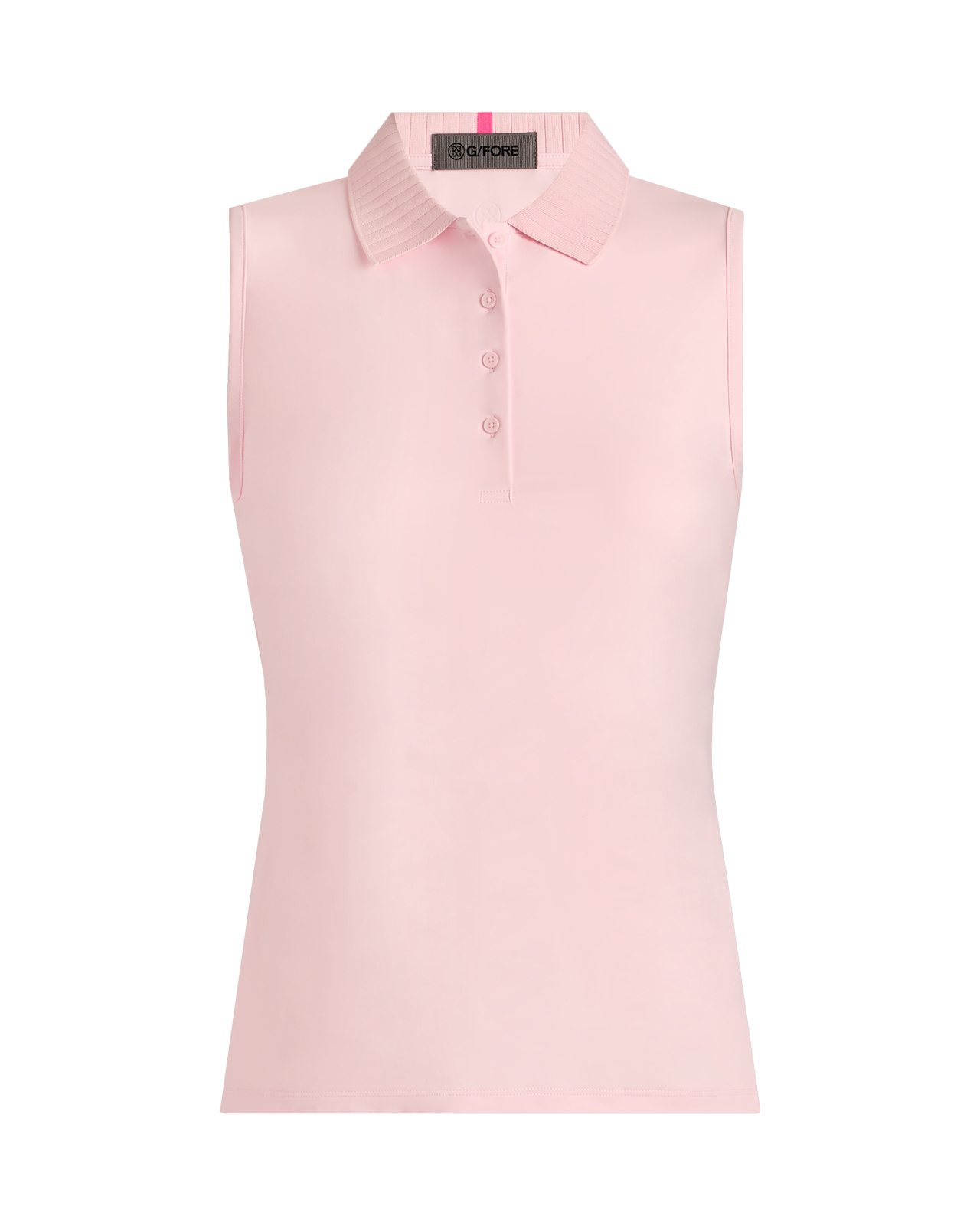 Gardient Collar, Ärmlös piké, Dam - blush