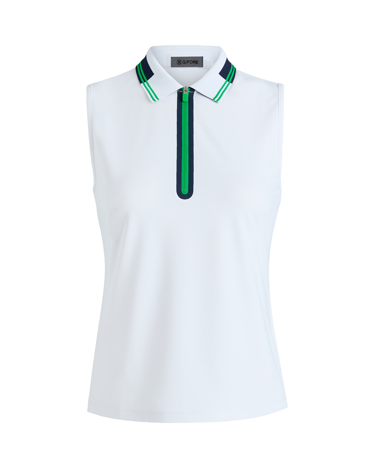 Contrast Tech, Ärmlös piké, Dam - snow