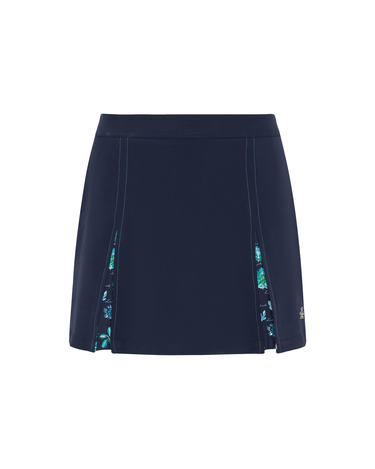 A-Line Pleated, Skort, Dam - black_iris