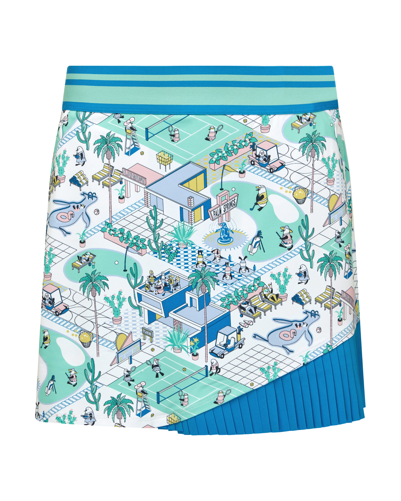 Palm Spring, Skort, Dam - bright_white