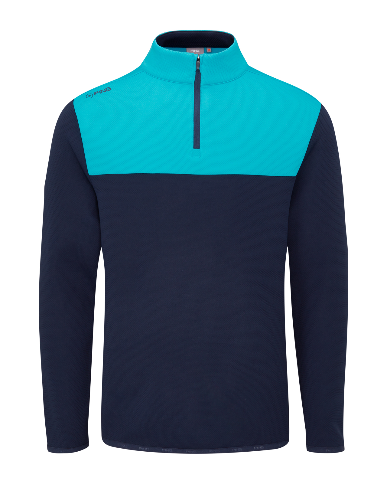 Kinver, Tröja, Herr - navy_turquoise