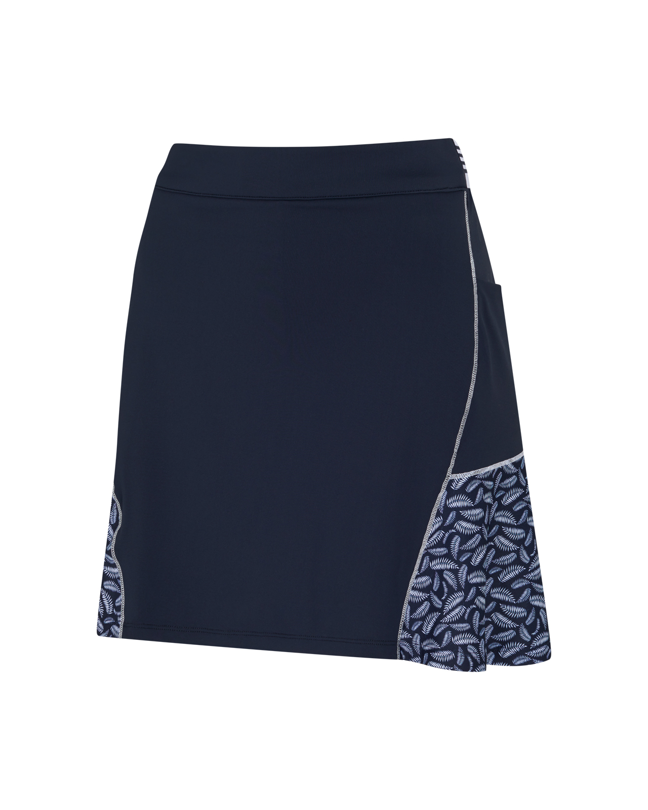 Odetta, Skort, Dam - navy_paradise_garden