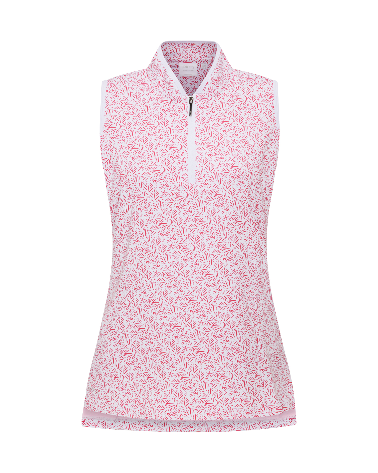 Penola, Ärmlös piké, Dam - fuchsia_foliage