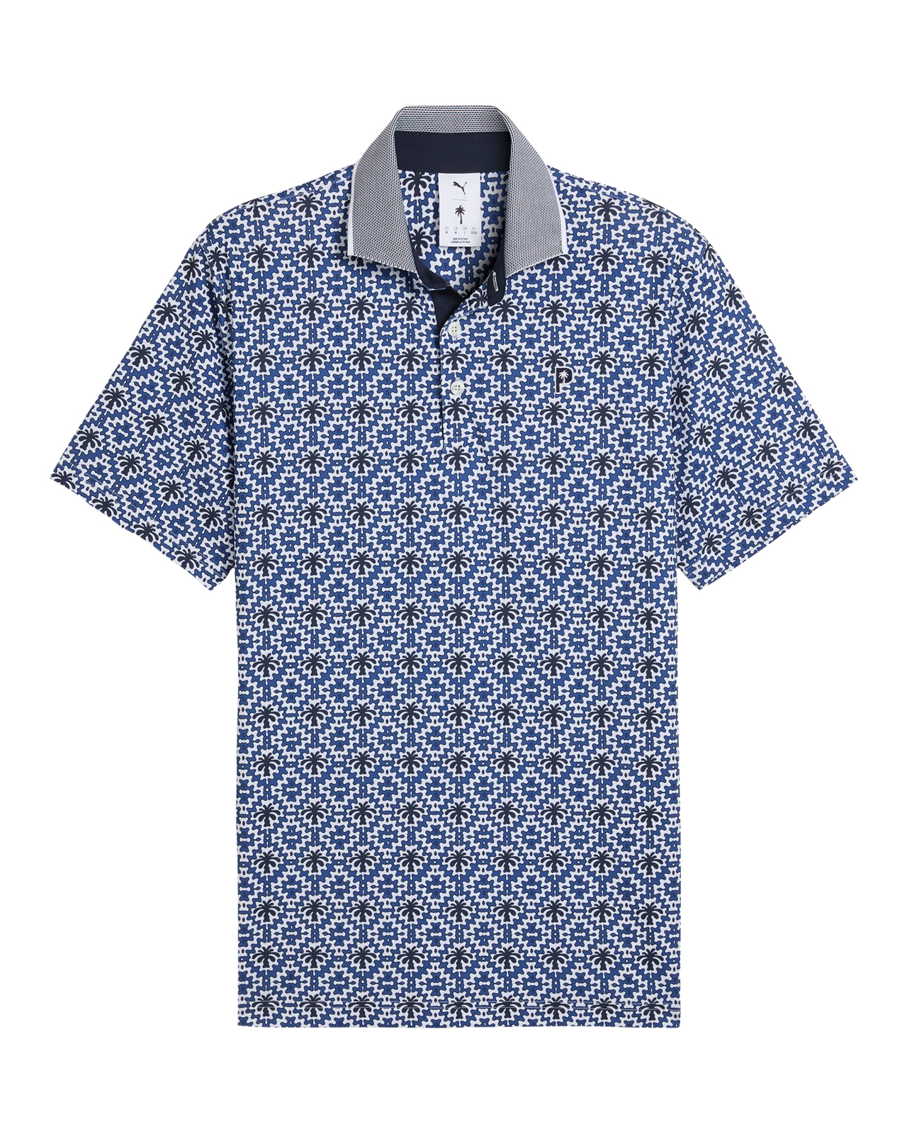 PUMA X PTC TILE, Piké, Herr - white_glow_deep_navy